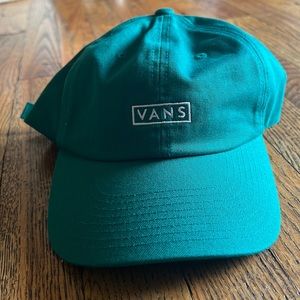 NWT vans teal adjustable dad hat